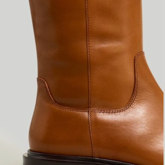 Madewell NN035 The Drumgold Boot in Sepia Brown Leather New size 7.5 M - Picture 4 of 10